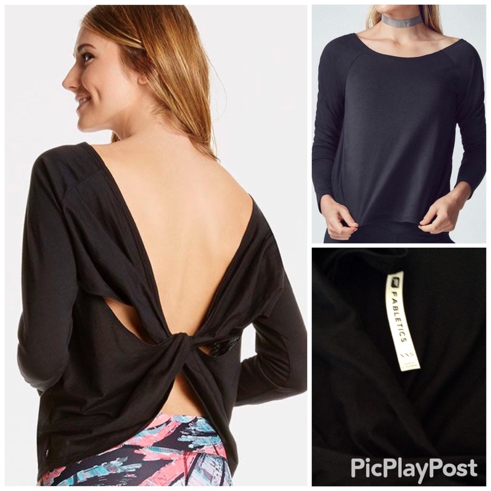 Fabletics Aviana Tank Black SZ.XXS NWOT